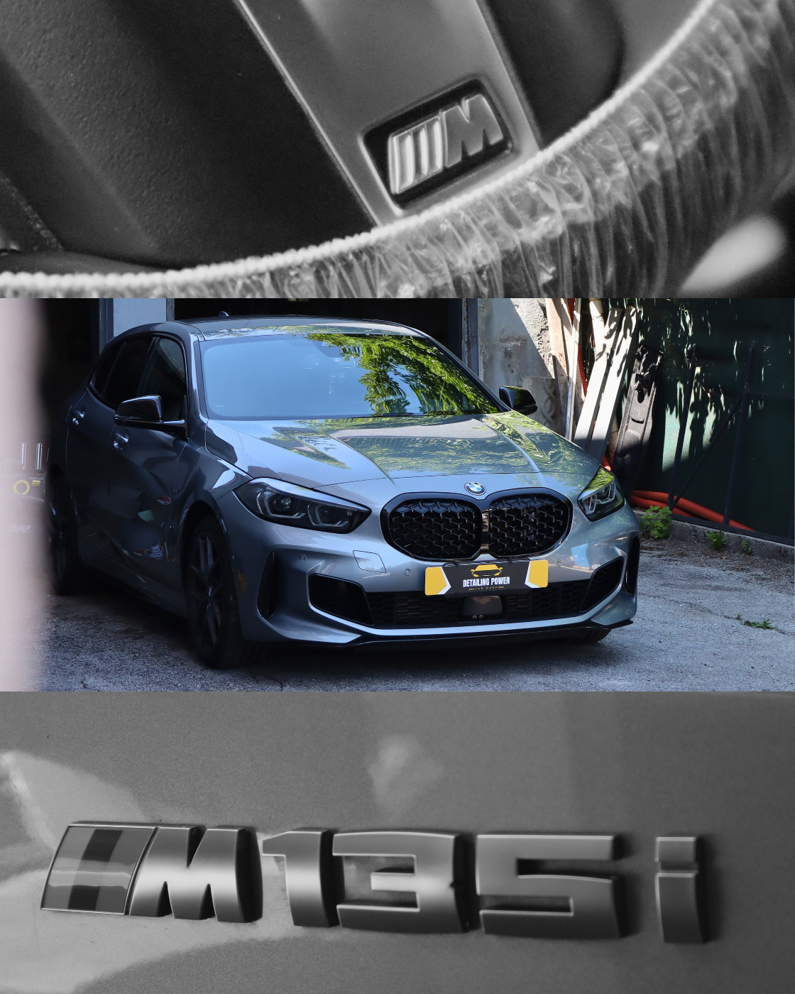 BMW M135i — Detailing Interno completo + Lavaggio sedili in Alcantara
